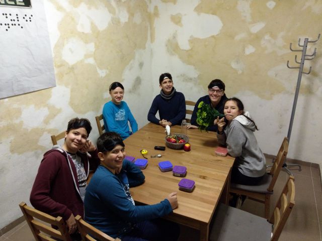 Nagycsoportos látássérült szemléletformáló program egyik helyszíne a Szabadulós Pincében