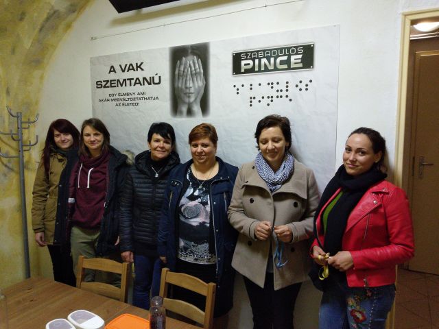 A VAK SZEMTANÚ című játék után a Szabadulós Pincében