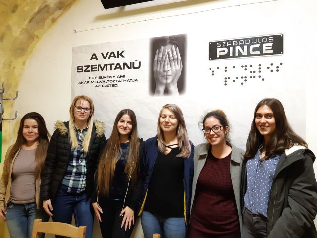 A VAK SZEMTANÚ című játék után a Szabadulós Pincében