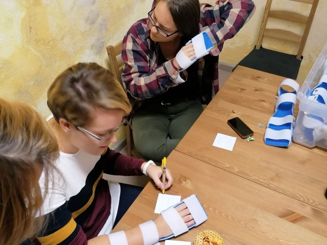 Nagycsoportos mozgásszervi szemléletformáló program egyik helyszíne a Szabadulós Pincében